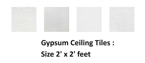 Gypsum Ceiling tiles