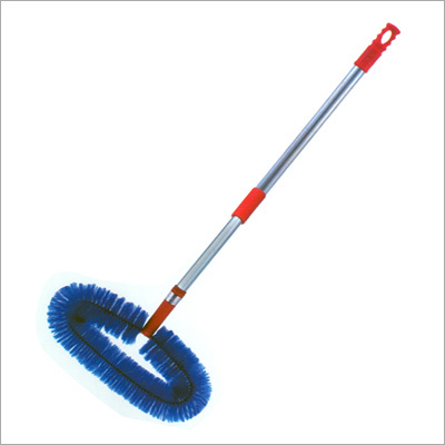 Cobweb Duster Brush - Plastic Metal 50 Inch Handle Blue | Lightweight Durable Handle Wide Reach Easy Cleaning