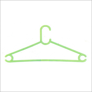 Cloth Hangers - Plastic 17x10 inches Green, Durable Lightweight Stylish