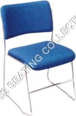 Blue Fabric Visitor Chair