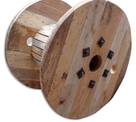 Wood Cable Drum