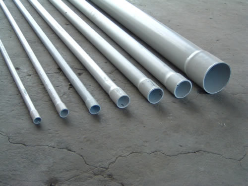 Round Pvc Plastic Pipes