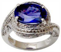 White Gold Diamond Ring For Gents Gender: Women's