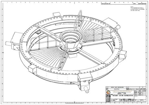 Rotating Chute Distributor For DRI Funace