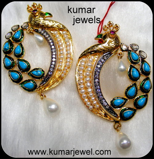 Traditional Peacock Style Earring.