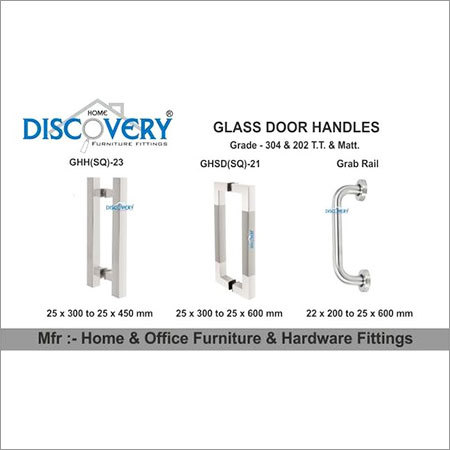 Square Glass Door Hnadle