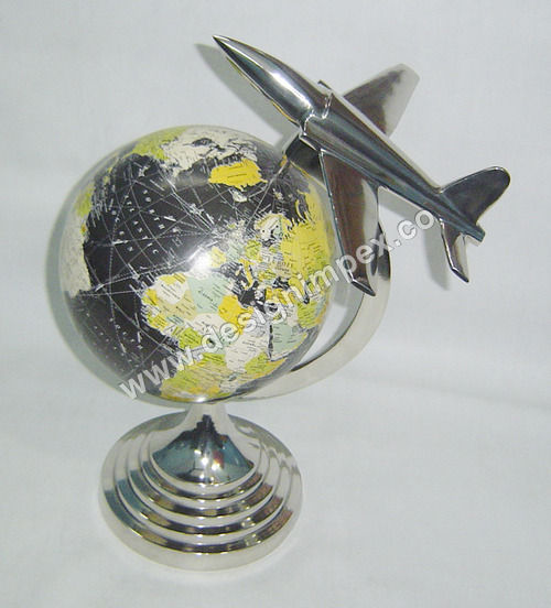 Aeroplane On Globe