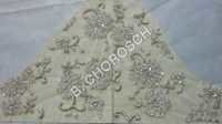 Embroidered Bridal Fabric - Supreme Quality Fibers, Exquisite Patterns , Smooth Texture & Everlasting Colors