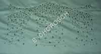 Embroidered Dress Fabric - Silk, 45 Inches Wide, White | Lightweight, Skin Friendly, Easy To Stitch, Ideal For Suits, Kurties, And Lehengas