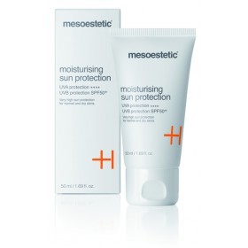 Moisturising Sun Protection SPF 50 - 50ml Tube, Physical and Chemical UV Filters, Antioxidant Moisturizing Cream