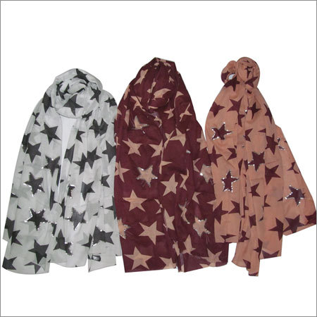 Sequin Silk Scarves