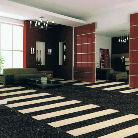 Floor Black Tiles