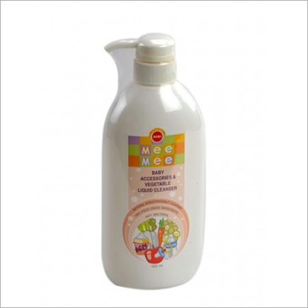 Baby Accessories & Vegetable Liquid Cleanser (500 Ml) - White Plastic Bottle, PH 5.5-6.5, Mild Scent, Gentle Cleansing