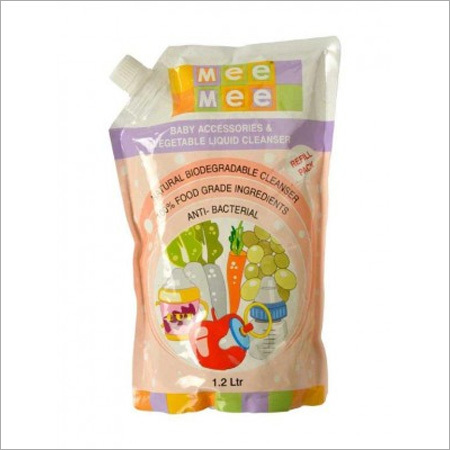 Baby Accessories & Vegetable Liquid Cleanser (1.2 L) Refill Pack - Plastic White | Gentle Cleaning Eco-Friendly Mild Scent