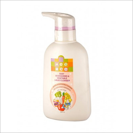 Baby Accessories & Vegetable Liquid Cleanser (300 Ml)(Mm 1264) - Plastic Bottle, White | Gentle Cleaning, Vegetable Extracts, Pump Dispenser