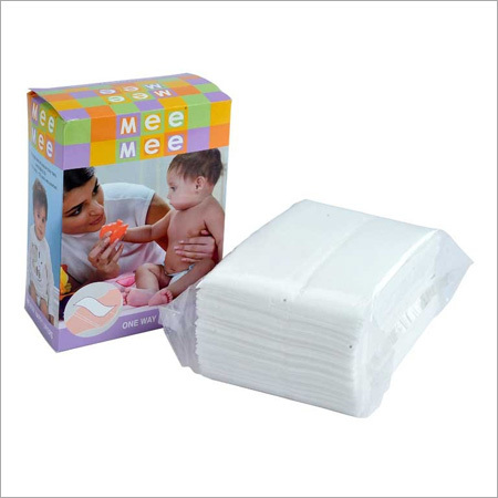 One Way Nappy Liners (Mm 3803) - Non-Woven Fabric 20x30 cm White, High Absorbency, Soft, Eco-Friendly, Easy Disposal