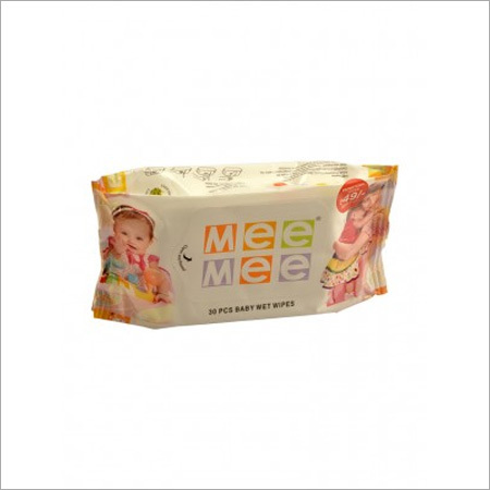 Baby Wet Wipes (Lemon Fragrance 30 Pcs) Pack Of 5 (Mm 33018) - Non-Woven Fabric, 15x20cm, Red | Gentle Cleansing, Soft Fabric, Hypoallergenic, Moisturizing