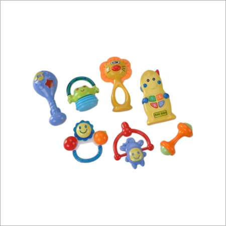 Musical Rattle Set(Mm 1034) - Plastic, Multicolor | Sensory Stimulation, Auditory Development, Early Learning