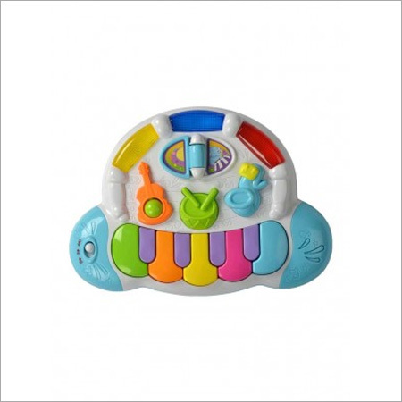 Versatile Organ(Mm 1059) - Plastic, Color Mix, Battery Powered | Musical Fun, LED Light Show, Mini Piano Keys, Interactive Skill Development