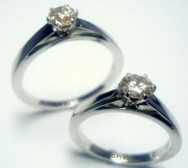 Platinum Couple Ring