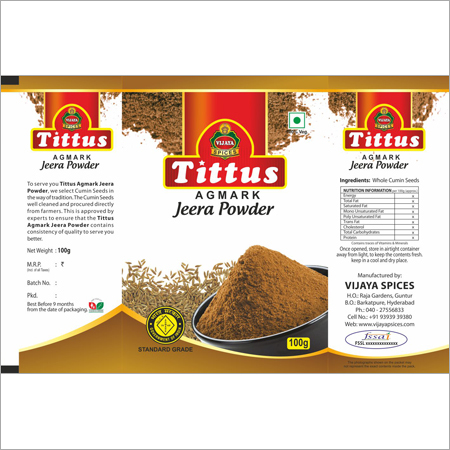 Organic Jeera Powder