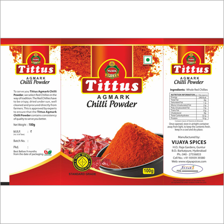 Dry Chilli Powder