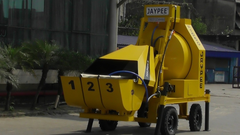 Jaypee Reverse Drum Batch Mix Plant Ex 1050 (E) - Capacity: 1100 Kg