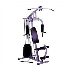 Gym - Steel 70x50x180 cm 3 Stations 60 kg Weight Stack 200 kg Capacity | Strength Training Muscle Building Cardiovascular Fitness