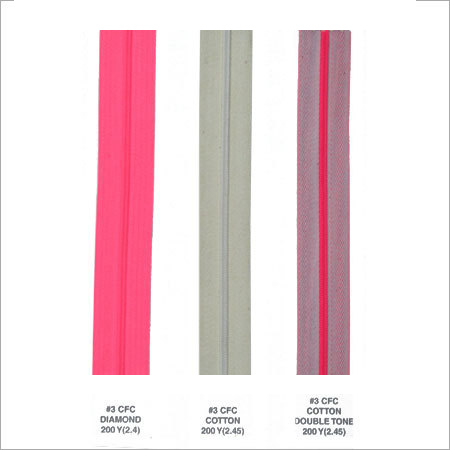 Polo Zip - Polyester Variable Length and Width Pink Coil Smooth Operation Corrosion Free Durable Accurate Size