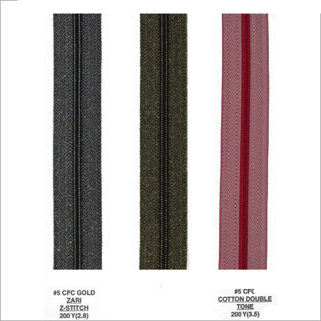 CFC Zip - Metal Fabric, Variable Length, Silver | Durable, Smooth, Corrosion-Free, Reliable, Versatile