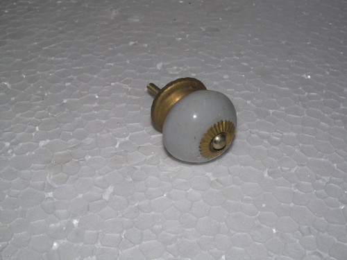 1029 - Ceramic Brass, 1x1x1 Inch, White Gold | Elegant Design, Durable, Easy Installation