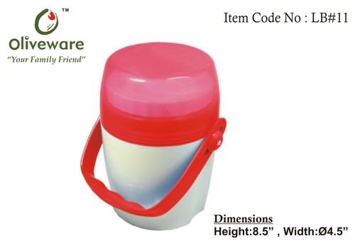 Lunch box with three containers