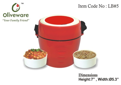 Lunch box with two containers