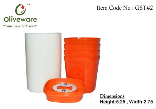 Picnic Glass Set, with bottle opener