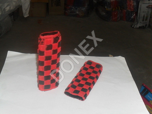 grip - Fabric, 4x2 Inches, Red | Enhanced Grip, Improved Control, Soft Checkered Texture