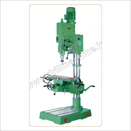 All geared drilling cum milling machine