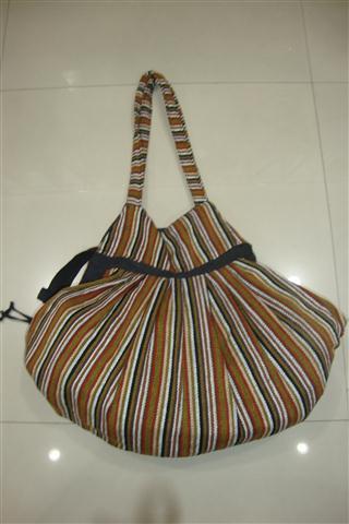 Fabric Bags - Cotton, 16x12x6 inches, Brown | Durable, Lightweight, Spacious, Eco-Friendly, Reusable, Fabric Handles