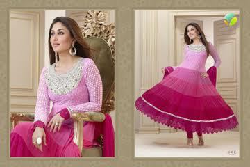 Simple And Beautiful - Silk Chiffon, Size S-XL, 52 Inches, Pink | Embroidery, Elegant Design, Soft Fabric, Comfortable Fit, Stylish Look