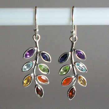 Chakra Natural Stone Earring