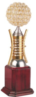 Designer Trophies - Metal & Wood, 20-30cm, Gold | Elegant Design, Unique Style, Award Recognition