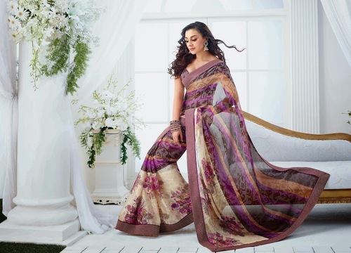 Designer Printed Sarees Surat