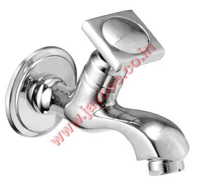 Bib Cock Faucet - Brass 15mm Chrome, 6LPM Flow Rate | Durable, Leak-Proof, Easy Installation