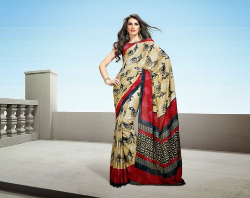 Printed Saree With Blouse