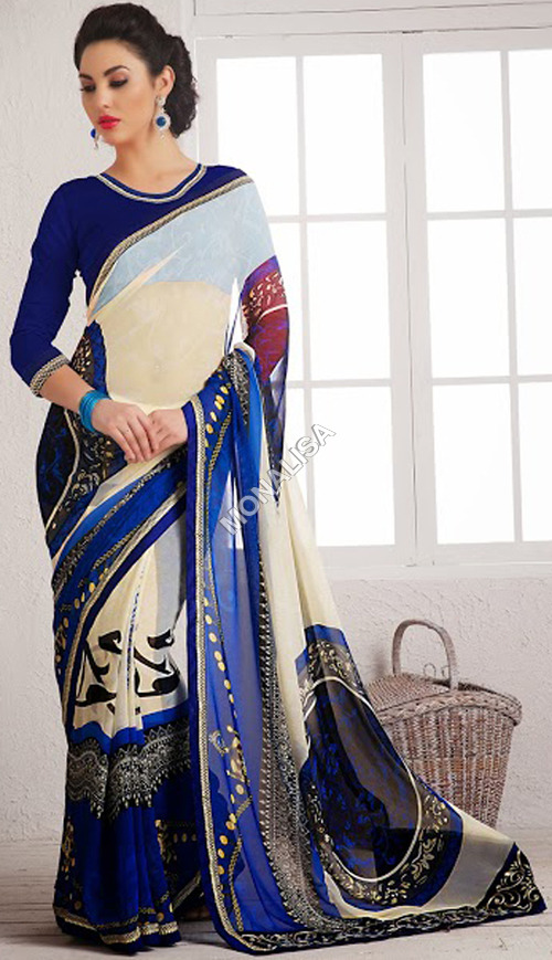 Printed Saree Pattern