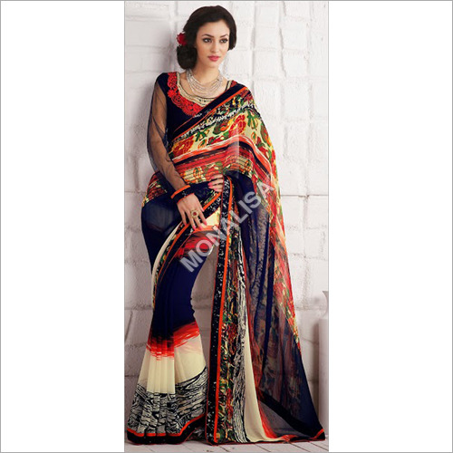 Floral Printed Sarees