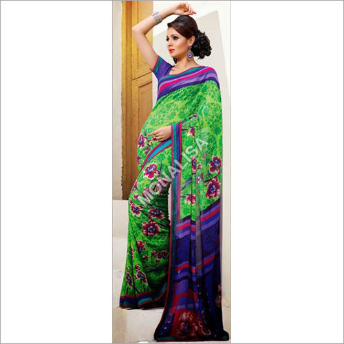 Flower Print Sarees