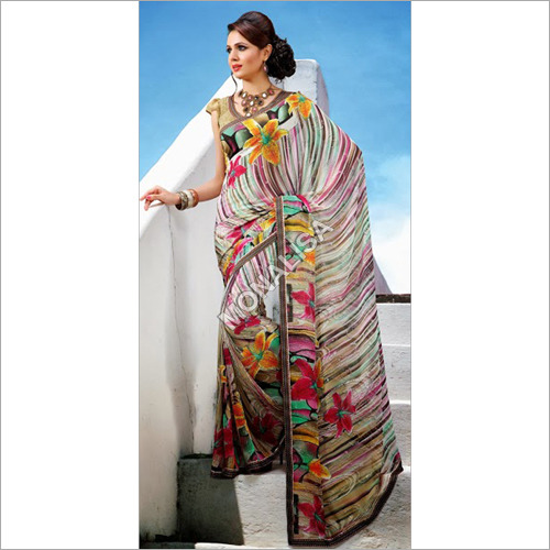 Floral Print Saris Online