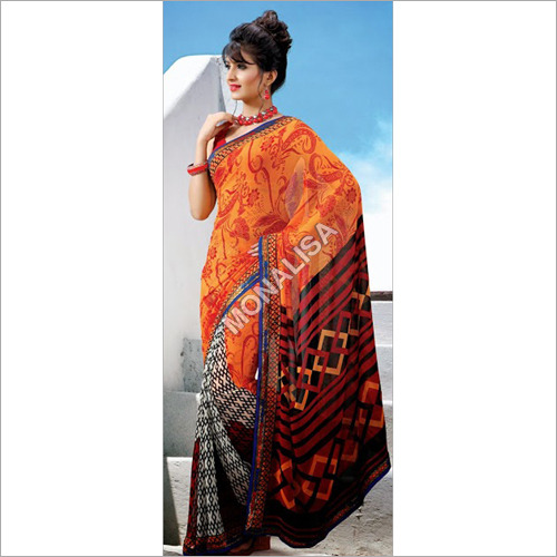 Georgette Print Sarees