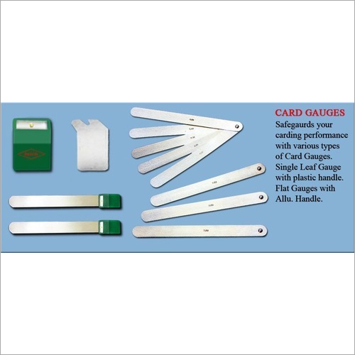 Textile Card Gauges - Material: Alloy Steel