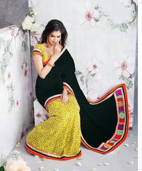 Art Silk Saree With Blouse